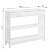 Mission 1 Drawer Console Table with Shelves - Convience Concept, Inc.