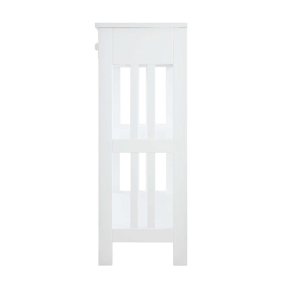 Mission 1 Drawer Console Table with Shelves - Convience Concept, Inc.