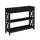 Town Square 1 Drawer Console Table, Black - Convenience Concepts