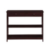 Town Square 1 Drawer Console Table, Espresso - Convenience Concepts