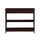 Town Square 1 Drawer Console Table, Espresso - Convenience Concepts