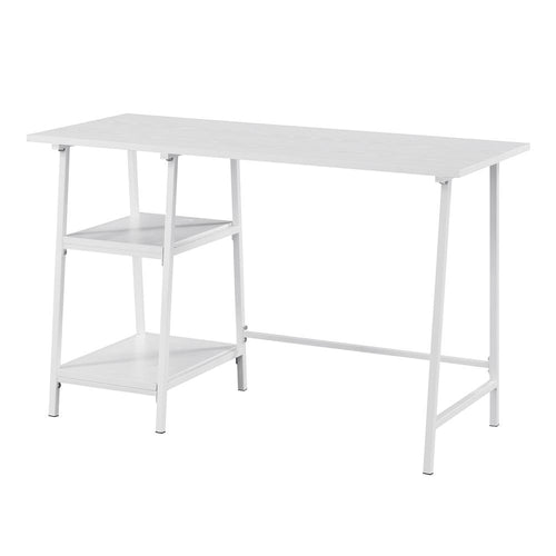 Designs2Go Trestle Wood Metal Desk with Removable Shelves - Convenience Concepts