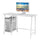 Designs2Go Trestle Wood Metal Desk with Removable Shelves - Convenience Concepts