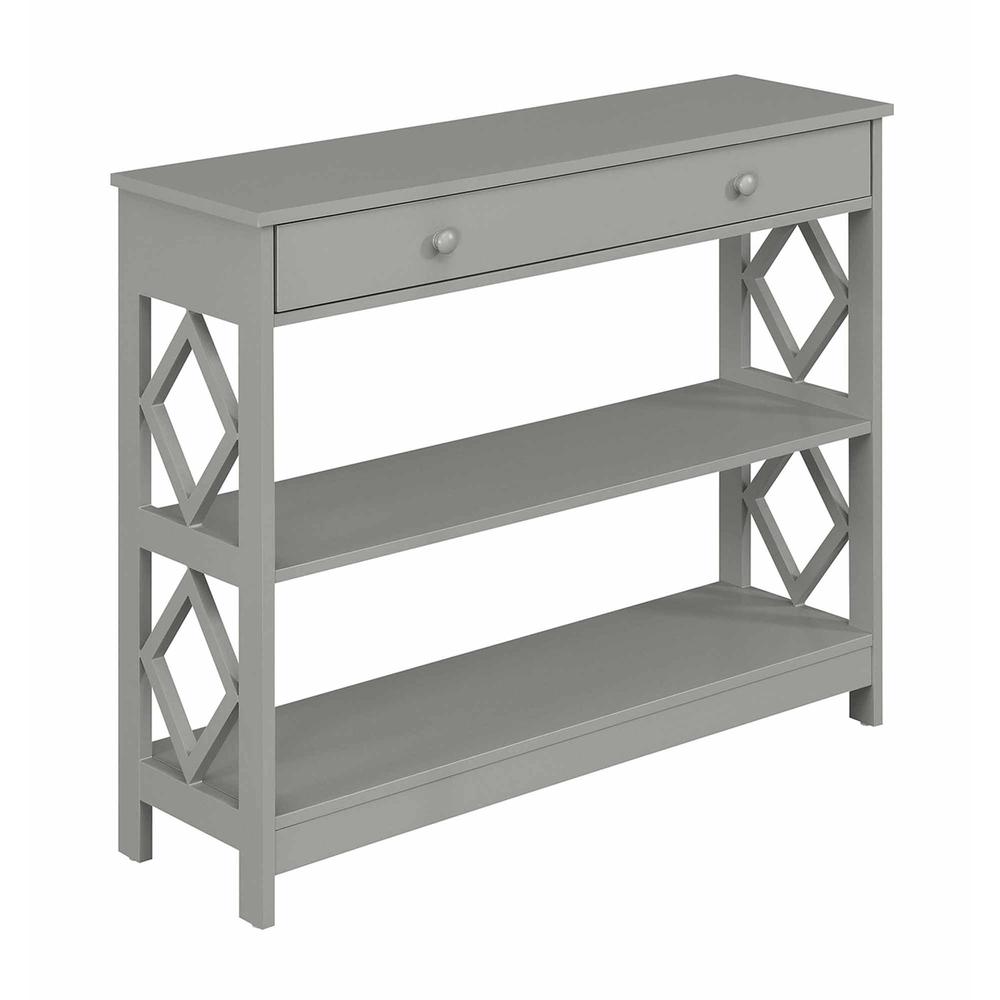 Diamond 1 Drawer Console Table - Convience Concept, Inc.