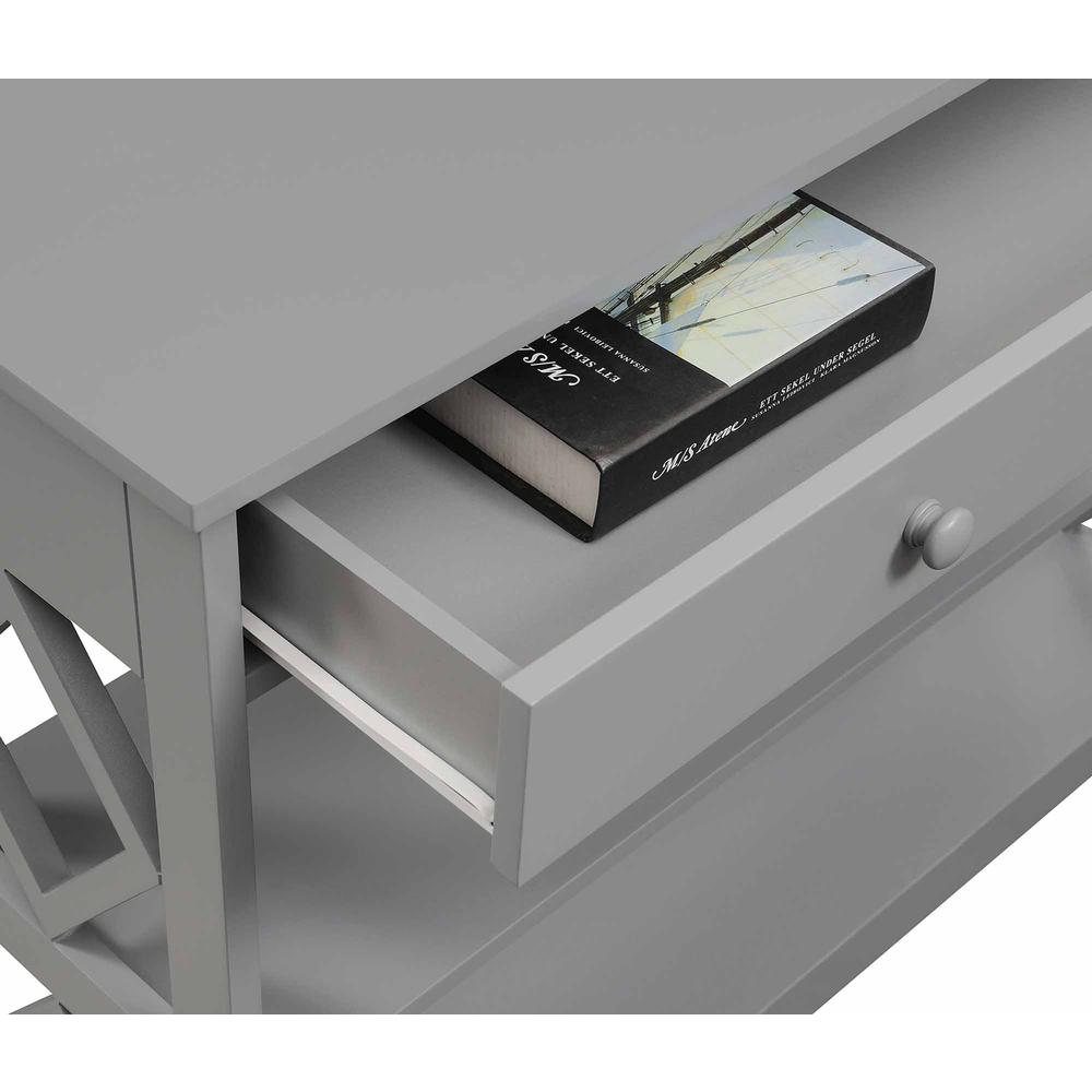 Diamond 1 Drawer Console Table - Convience Concept, Inc.