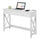 Oxford 42 inch Desk with Charging Station White - Convenience Concepts