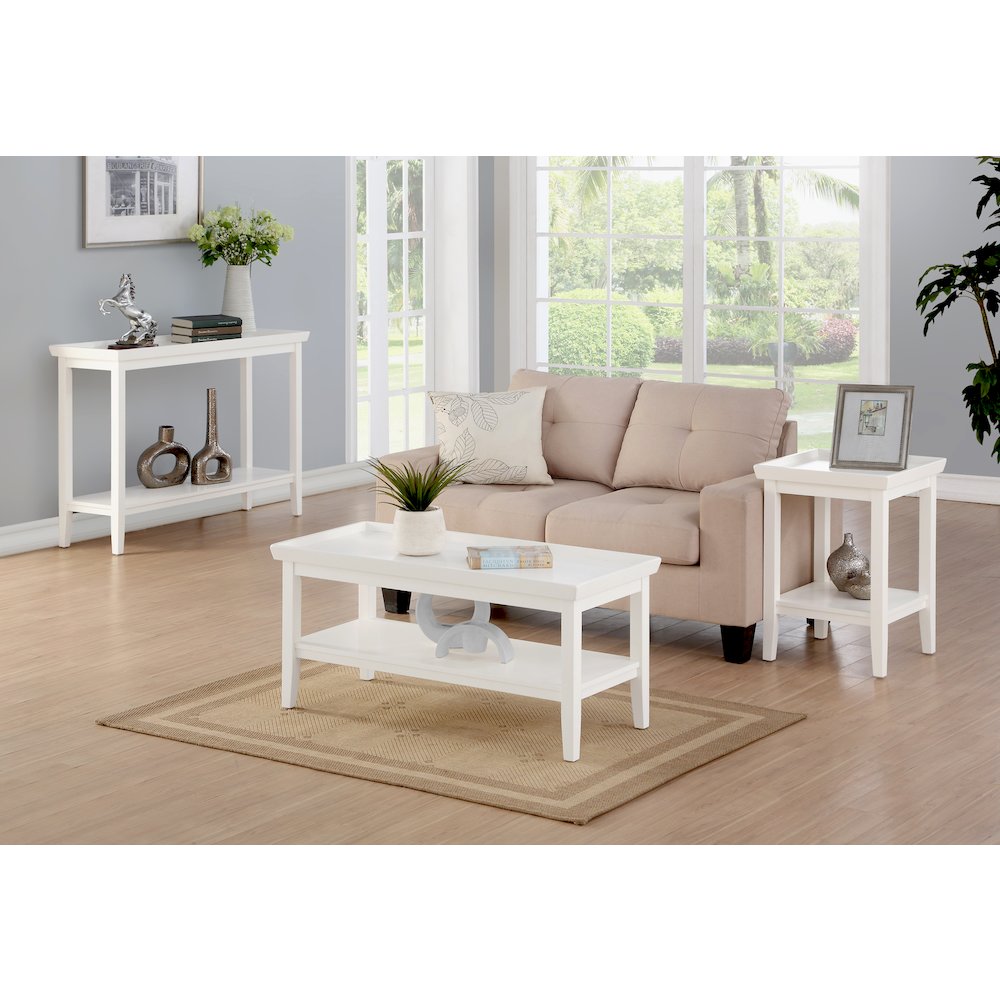 Ledgewood Entryway Hall Console Table with Shelf - Convience Concept, Inc.