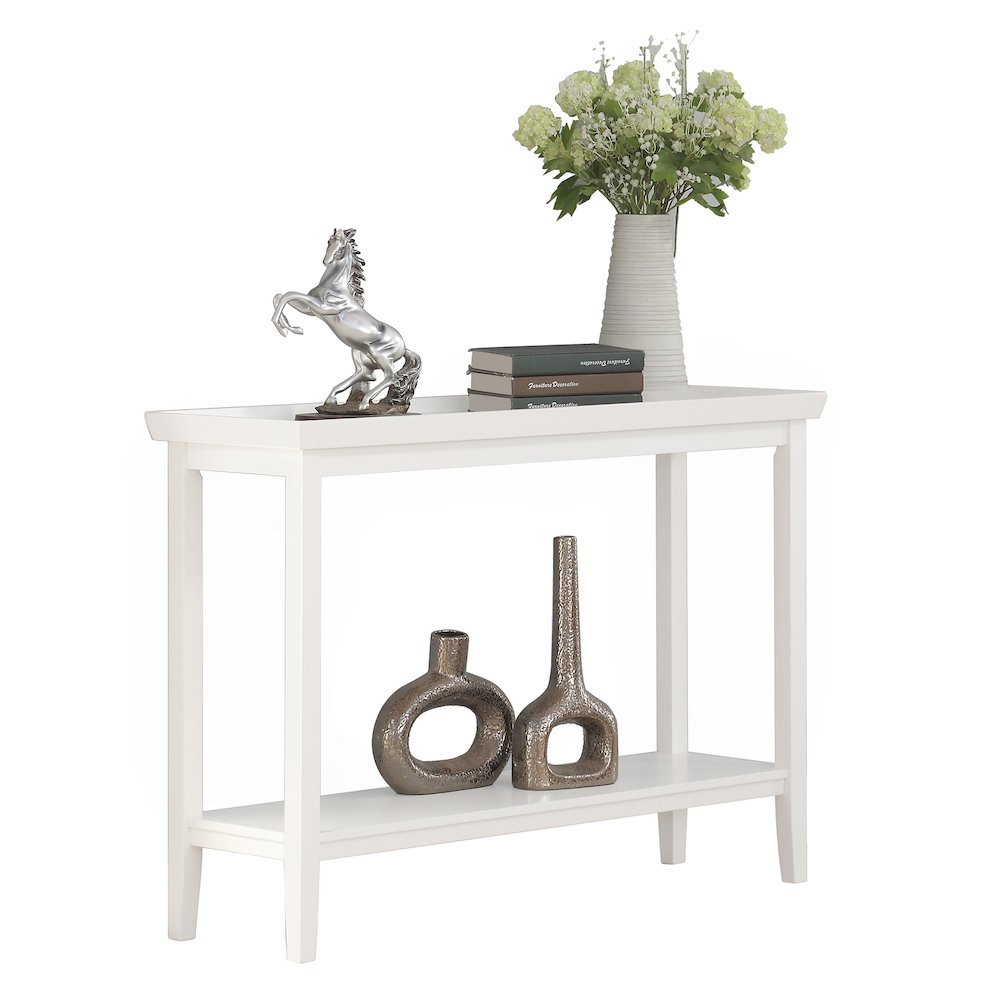 Ledgewood Entryway Hall Console Table with Shelf - Convience Concept, Inc.