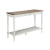 French Country Console Table with Drawer and Shelf - Convience Concept, Inc.
