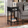 French Country Khloe Deluxe 1 Drawer Accent Table with Shelf - Convenience Concepts