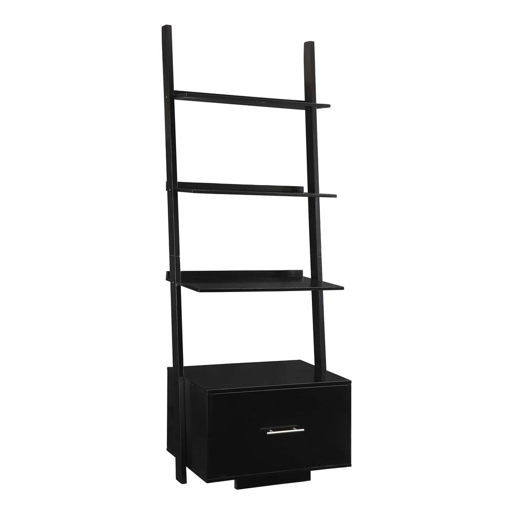 American Heritage Ladder Bookcase with File Drawer - Convience Concept, Inc.