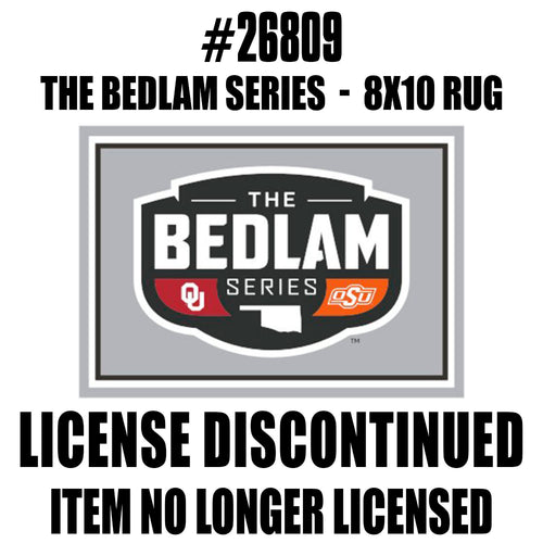 Fanmats - The Bedlam Series - Oklahoma / Oklahoma State 8x10 Rug 87''x117''
