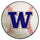 Fanmats - University of Washington Baseball Mat 27'' diameter