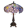 Tiffany-style 2 Light Wisteria Table Lamp 16'' Shade - CHLOE Lighting