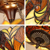 2-Light Antique Dark Bronze Finish Ceiling Semi-Flush Mount 16'' Wide - CHLOE Lighting