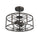 IRONCLAD Industrial 2 Light  Rubbed Bronze Semi-flush Ceiling Fixture 14'' Wide - CHLOE Lighting
