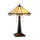 BELLE Tiffany-style 2 Light Mission Table Lamp 16'' Shade - CHLOE Lighting