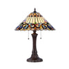 AMBROSE Tiffany-style 2 Light Victorian Table Lamp 16'' Shade - CHLOE Lighting