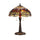 DRAGAN Tiffany-style 2 Light Dragonfly Table Lamp 16'' Shade - CHLOE Lighting