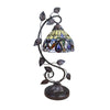 CHLOE Lighting SERENITY Victorian Tiffany-style Dark Bronze 1 Light Table Lamp 8 '' Wide
