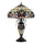 CHLOE Lighting SERENITY Tiffany-style Dark Bronze 3 Light Double Lit Table Lamp 16'' Shade