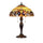 SERENITY Tiffany-style 2 Light Victorian Table Lamp 16'' Shade - CHLOE Lighting