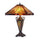 INNES Tiffany-style 3 Light Mission Double Lit Table Lamp 16'' Shade - CHLOE Lighting
