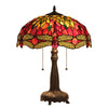 EMPRESS Tiffany-style Dragonfly 2 Light Table Lamp 18'' Shade - CHLOE Lighting