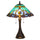 KEEGAN Tiffany-style 2 Light Victorian Table Lamp 16'' Shade - CHLOE Lighting
