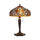 PIXIE Tiffany-style 2 Light Victorian Table Lamp 16'' Shade - CHLOE Lighting
