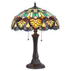 KENDALL Tiffany-style 2 Light Victorian Table Lamp 16'' Shade - CHLOE Lighting