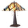 BEDIVERE Tiffany-style 2 Light Mission Table Lamp 16'' Shade - CHLOE Lighting