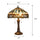 COURTLAND Tiffany-style 2 Light Mission Table Lamp 16'' Shade - CHLOE Lighting
