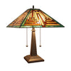 Firman Tiffany-Style 2-Light Mission Table Lamp 16'' Shade - CHLOE Lighting
