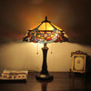 CAROLINE Victorian 2 Light Dark Bronze Table Lamp 16'' Wide - CHLOE Lighting