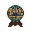 DEMOISELLE Tiffany-style 1 Light Dragonfly Accent Lamp 8'' Shade - CHLOE Lighting