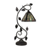 Innes Tiffany-Style 1-Light Mission Accent Table Lamp 6'' Shade - CHLOE Lighting