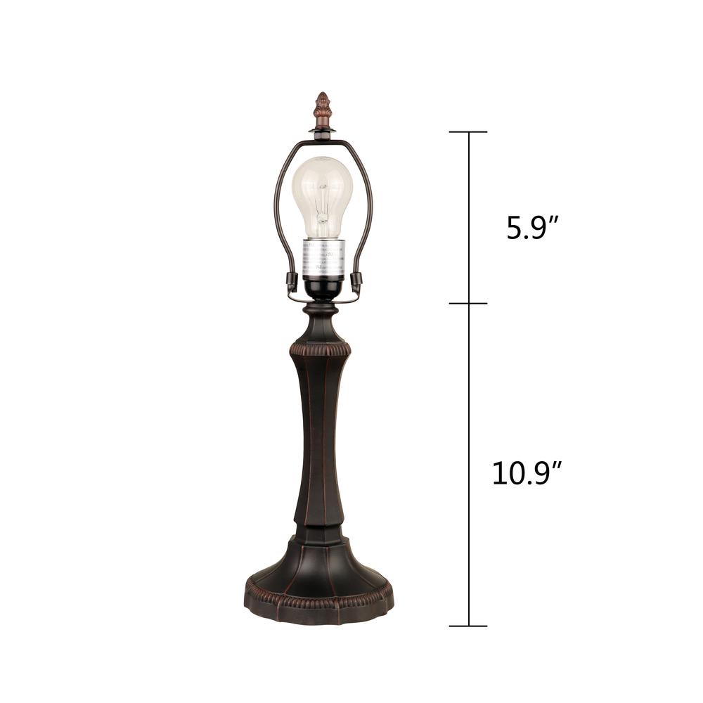 CHLOE Lighting GRENVILLE Victorian-Style Dark Bronze 1 Light Table Lamp 12'' Wide
