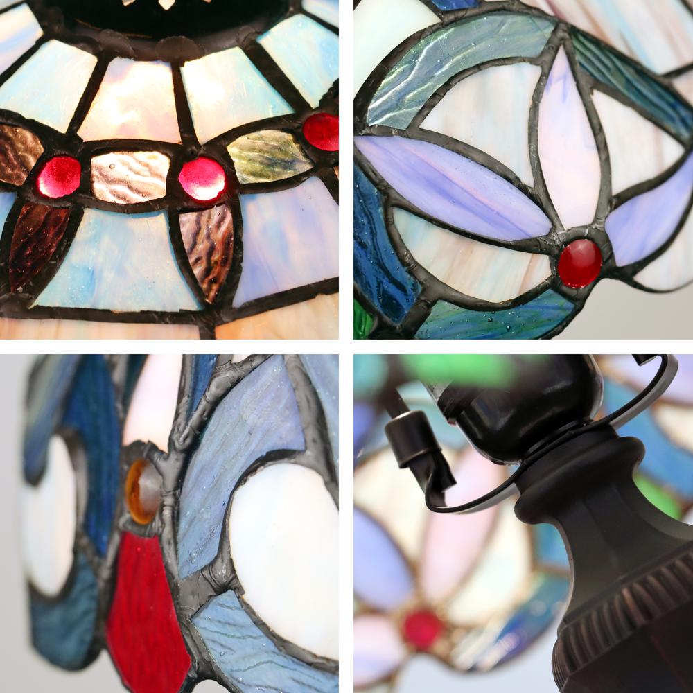 CHLOE Lighting GRENVILLE Victorian-Style Dark Bronze 1 Light Table Lamp 12'' Wide