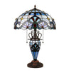 CHLOE Lighting GRENVILLE Victorian-Style Dark Bronze 3 Light Double Lit Table Lamp 16'' Wide
