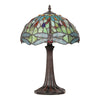 CHLOE Lighting EMPRESS Tiffany - style Dark Bronze 1 Light Table Lamp 12'' Shade