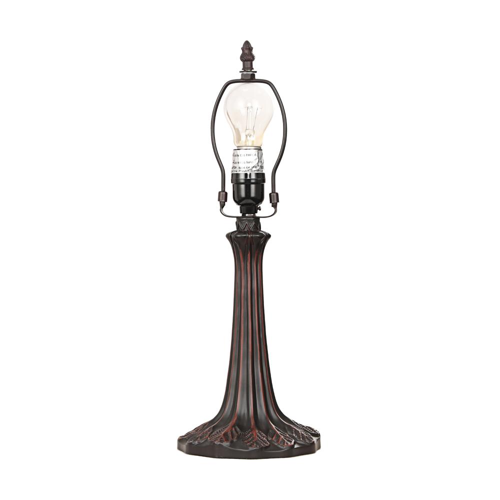 CHLOE Lighting EMPRESS Tiffany-style Dark Bronze 1 Light Table Lamp 12'' Shade