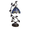 CHLOE Lighting SUNNIVA Dragonfly Tiffany-Style 1 Light Accent Table Lamp 8'' Wide