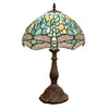 SUNNIVA Dragonfly Tiffany-Style 1-Light Table Lamp 12'' Shade - CHLOE Lighting
