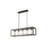 CHLOE Lighting Farmhouse-Style 4 Light Semi-Flush Fixture 24'' Wide