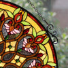 CHLOE Lighting ARABELLA Tiffany-Style Victorian Stained Glass Window Panel 26'' Width