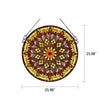 CHLOE Lighting ARABELLA Tiffany-Style Victorian Stained Glass Window Panel 26'' Width