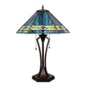 Hyland Geometric Style 2-Light Table Lamp 18'' Shade - CHLOE Lighting