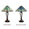 Hyland Geometric Style 2-Light Table Lamp 18'' Shade - CHLOE Lighting
