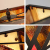 Retro-Style Stained Glass 2-Light Table Lamp 16'' Shade - CHLOE Lighting
